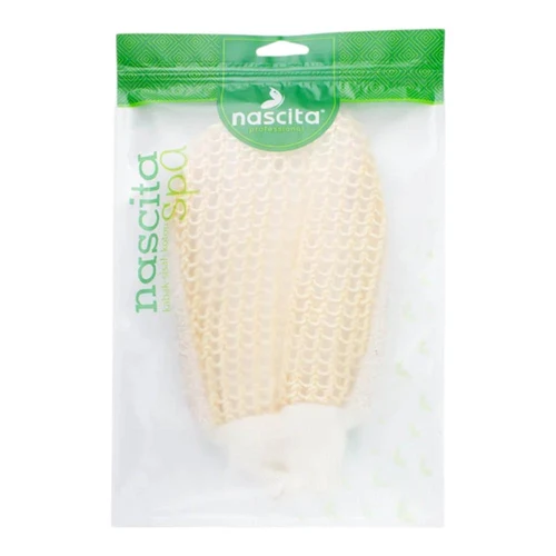 Manusa de baie Nascita Sisal Elastic Shower Glove 13.5x24 cm