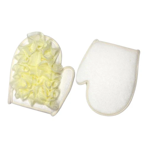 Manusa de baie Nascita Cotton Fiber Shower Glove