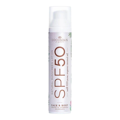 Lotiune cu protectie solara COCOSOLIS Natural Sunscreen Lotion SPF 50 100g
