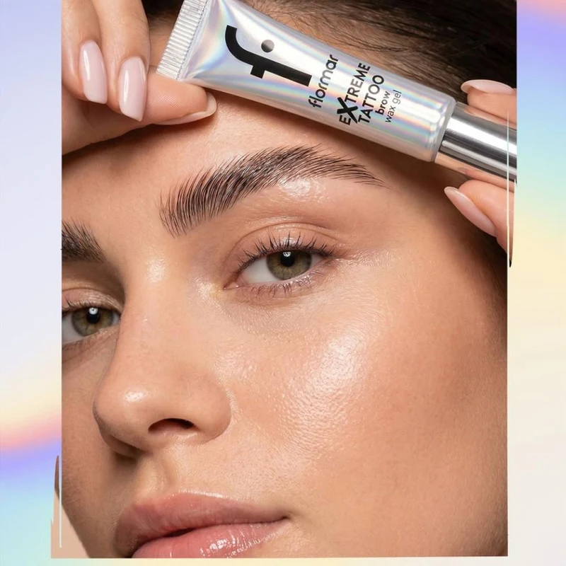 Фиксатор для бровей Flormar Extreme Tattoo Brow Wax Gel 2