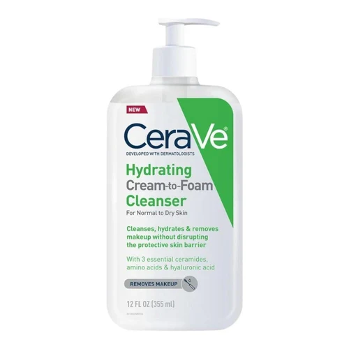 Spuma de curatare p/u fata CeraVe Hydrating Cream-to-Foam Cleanser 236ml