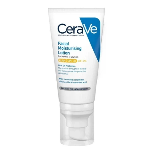 Protecție solară pentru față CeraVe AM Facial Moisturising Lotion with SPF30 52ml