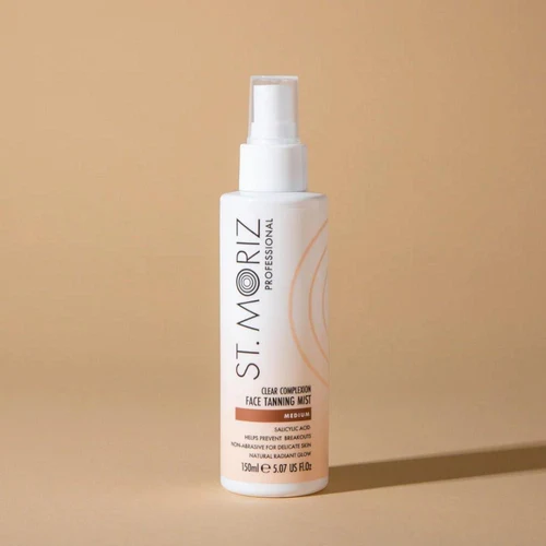 Spray pentru bronz St.Moriz Professional Clear Complexion Face Tan Mist, Medium, 150ml