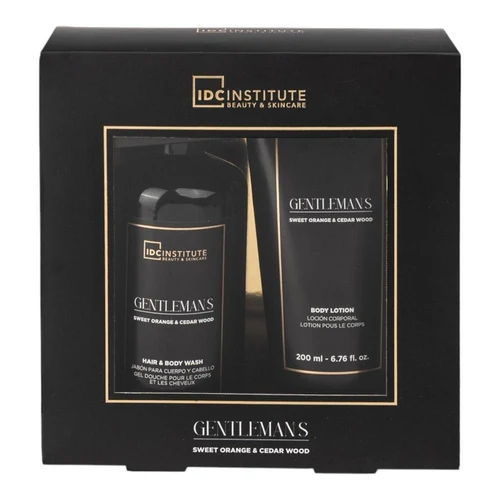 Box Cadou IDC Institute Gentleman's Set Sweet Orange & Cedar Wood 2pcs