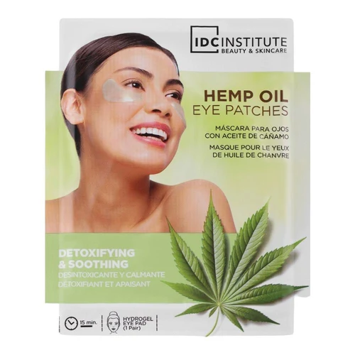 Патчи для глаз IDC Institute Hemp Oil Anti-Fatigue Eye Contour Patches 1 pair