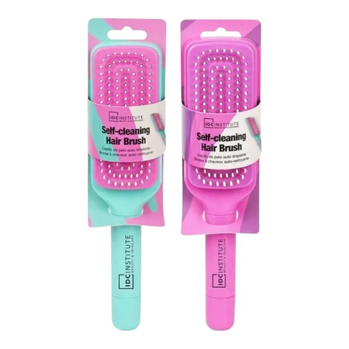 Pieptene IDC Institute Self Cleaning Hair Brush Assorted
