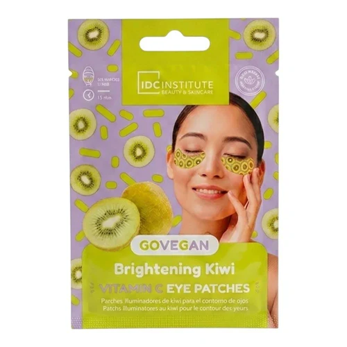 Patch-uri p/u ochi IDC Institute Go Vegan Brightening Kiwi Vitamin C Eye Patches 1 pair