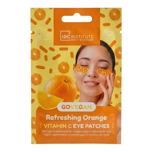 Patch-uri p/u ochi IDC Institute Go Vegan Refreshing Orange Vitamin C Eye Patches 1 pair