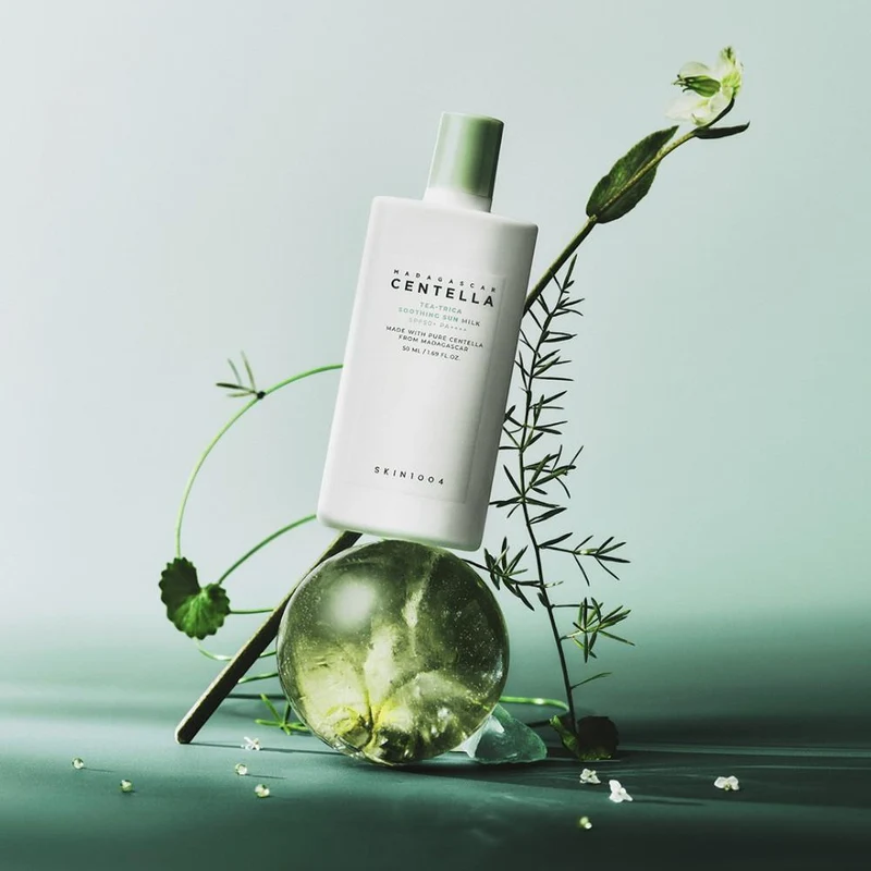 Protecție solară pentru față SKIN1004 Madagascar Centella Tea-Trica Soothing Sun Milk 50ml 6