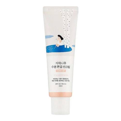 Protecție solară pentru față Round Lab Birch Juice Moisturizing Tone-Up Sunscreen SPF50+ PA++++ 50ml