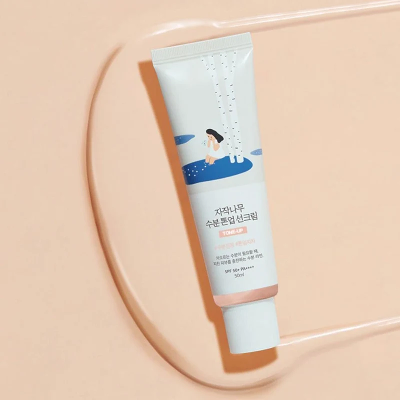 Protecție solară pentru față Round Lab Birch Juice Moisturizing Tone-Up Sunscreen SPF50+ PA++++ 50ml 2
