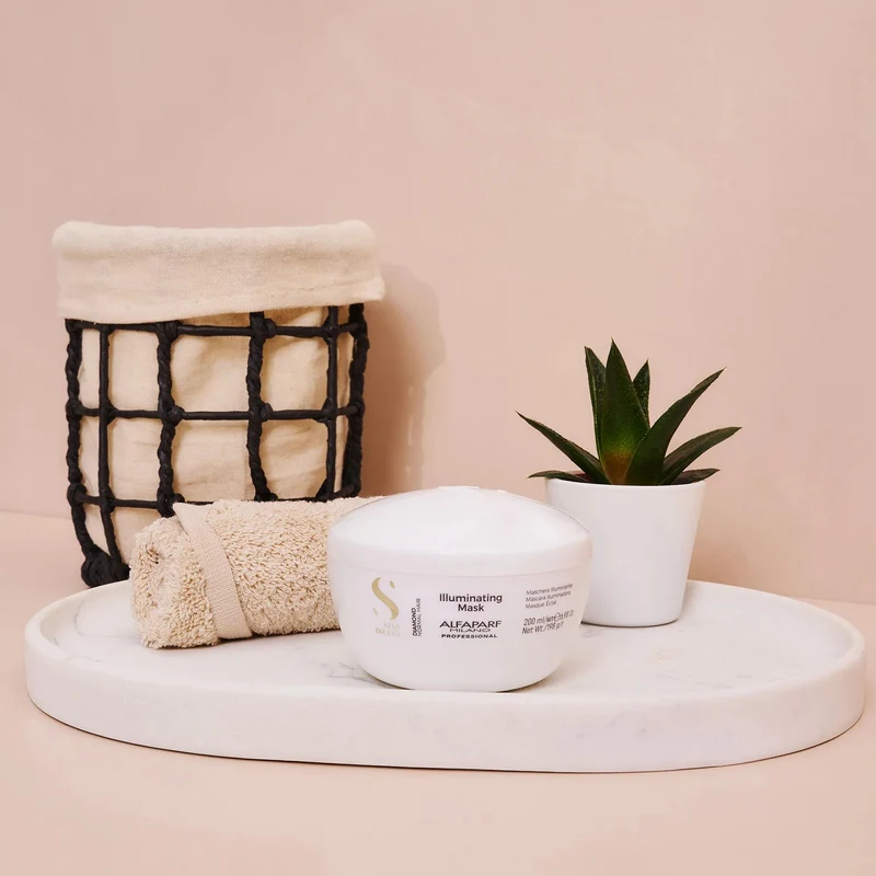 Маска для волос Alfaparf Semi Di Lino Diamond Illuminating Mask 2