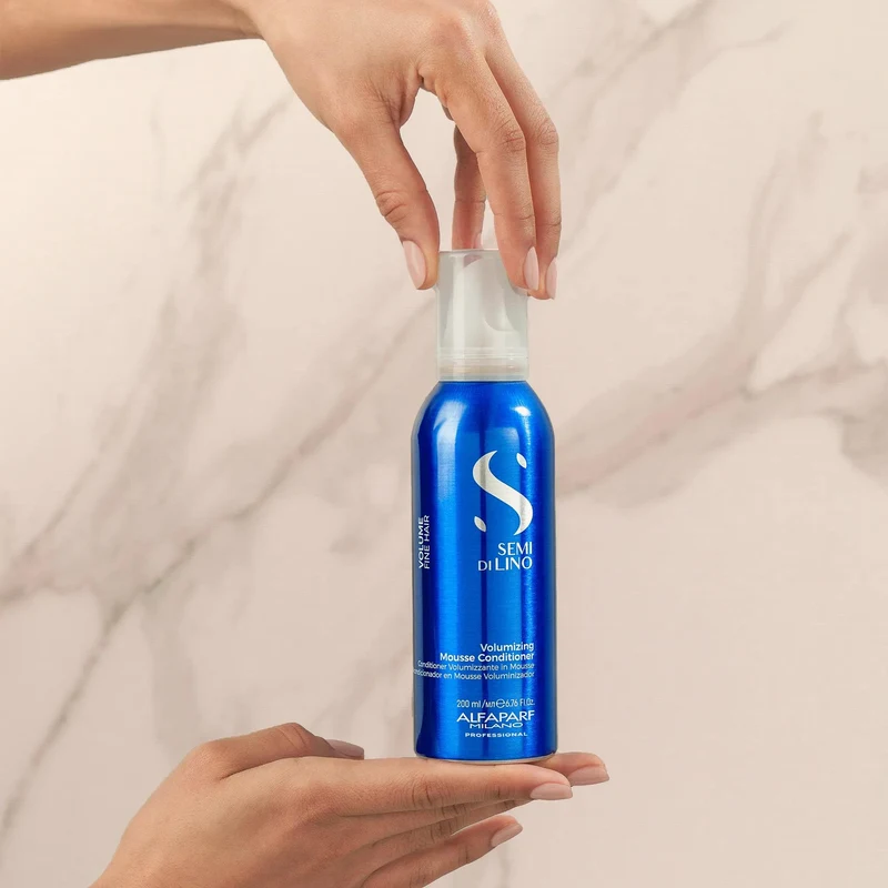 Пена для волос Alfaparf Semi Di Lino Volumizing Mousse Conditioner 200 ml 3