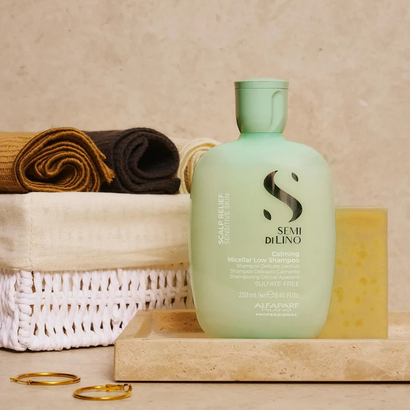 Şampon Alfaparf Semi Di Lino Scalp Relief Calming Micellar Low Shampoo 2
