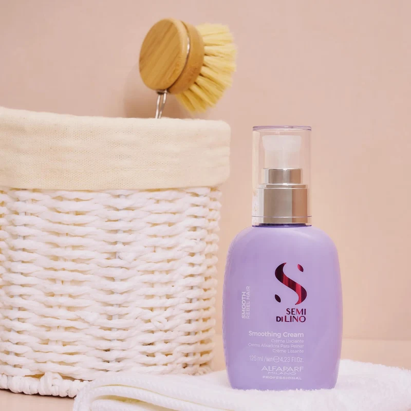 Cremă pentru păr Alfaparf Semi Di Lino Smooth Smoothing Cream 125 ml 2