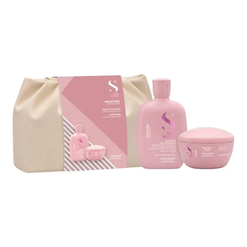 Набор для ухода за волосами Alfaparf Semi Di Lino Moisture Duo Kit, Shampoo 250ml+Mask 200 ml