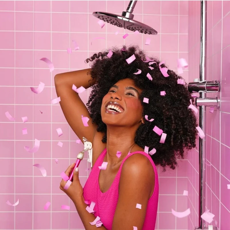 Set pentru bărbierit Fler The Razor Gift Set Pink Barbie 4