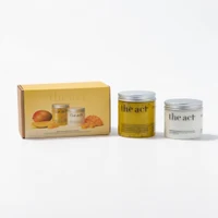 Set ingrijire p/u corp The Act Set Body Butter Exfoliating sea salt & body balm Mango 4