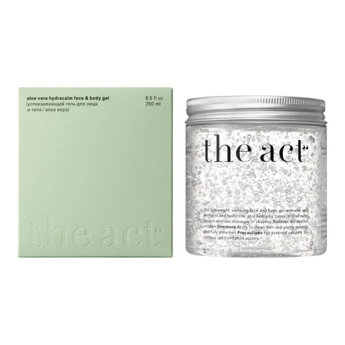 Gel aloe vera The Act Aloe Vera hydracalm face & body gel 250 ml
