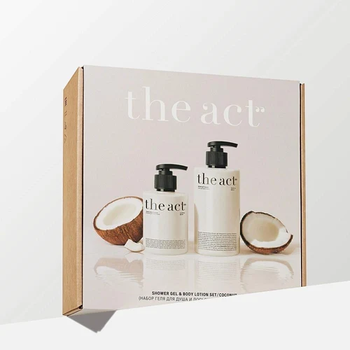 Set ingrijire p/u corp The Act Set Shower Gel & Body Lotion Coconut