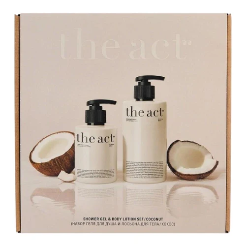 Set ingrijire p/u corp The Act Set Shower Gel & Body Lotion Coconut