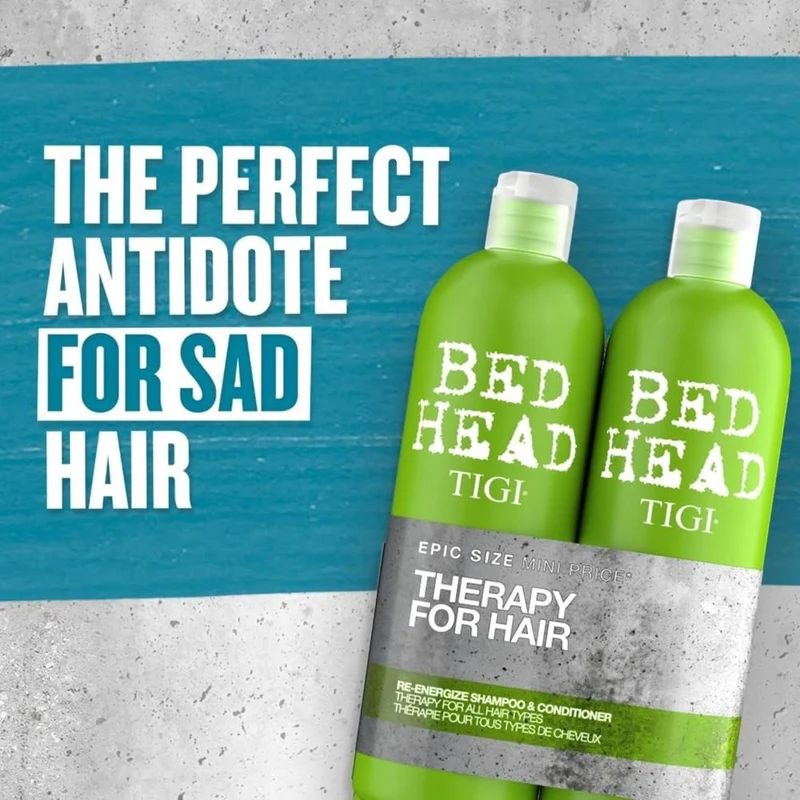Set îngrijire pentru păr Tigi Bed Head Urban Antidotes Re-Energize Shampoo & Conditioner Tween Duo 2x750ml 3