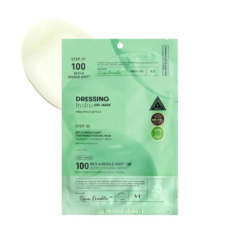 Masca de fata VT Cosmetics Reti-A Reedle Shot 100 2-Step Hydrogel Mask