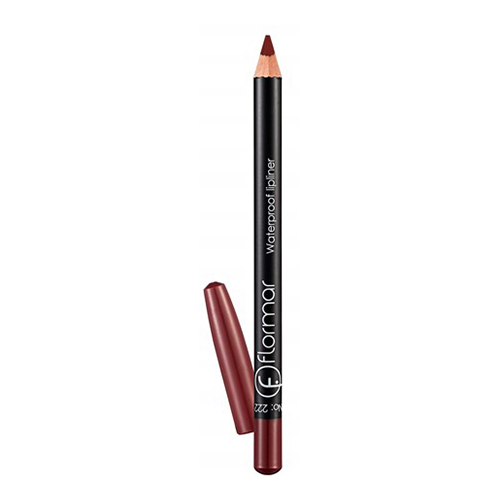 Flormar Waterproof Lipliner - 222 Crimson Brown