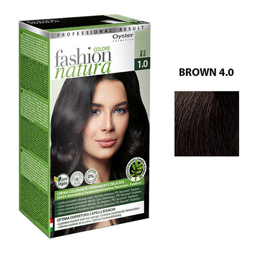 Vopsea FASHION COLORE NATURA KIT '21 - 4.0 CASTANO