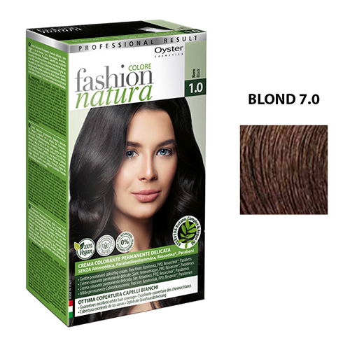 Vopsea FASHION COLORE NATURA KIT '21 - 7.0 BIONDO