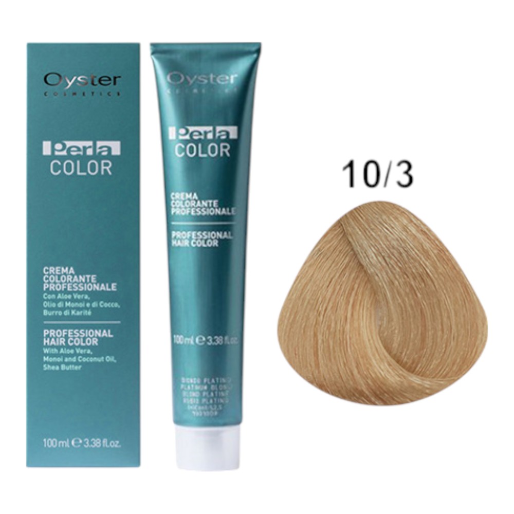 Oyster Perlacolor Hair Color Cream TS 100ml - 10/3