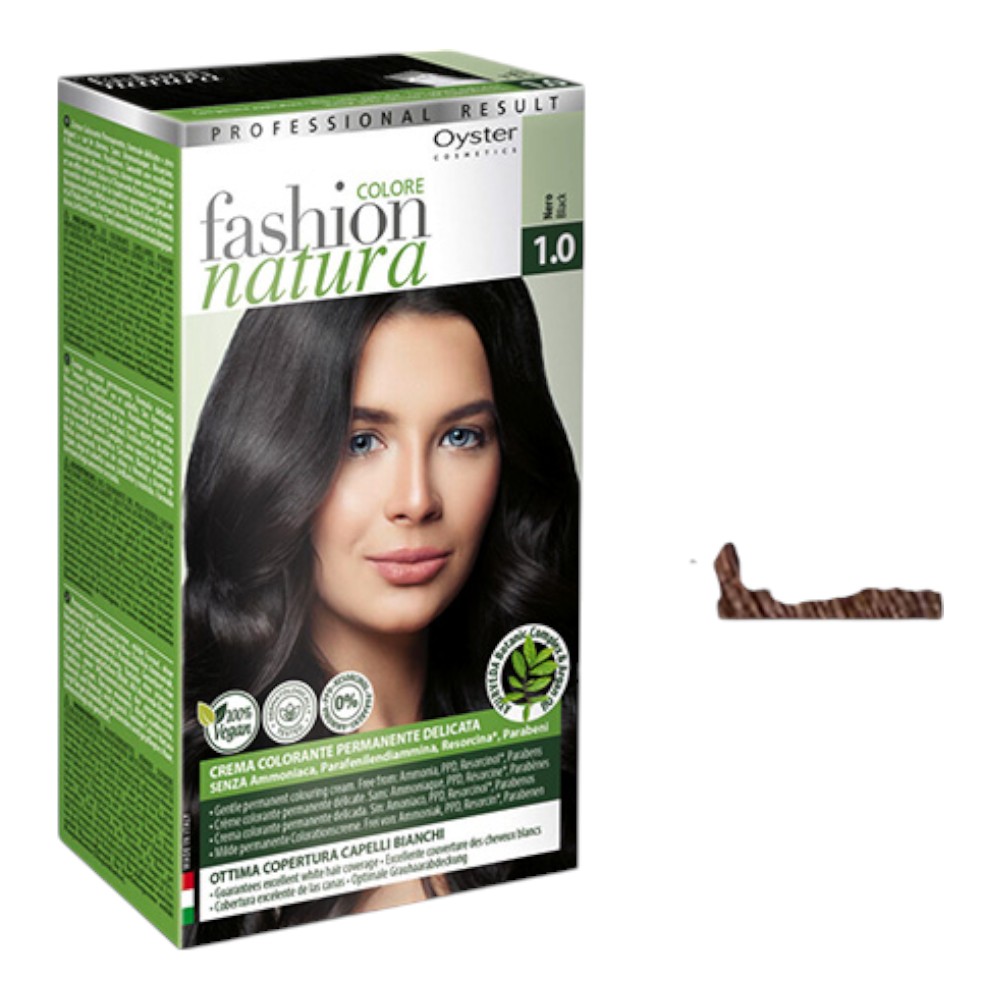 Vopsea FASHION COLORE NATURA KIT '21 - 8.0 BIONDO CHIARO