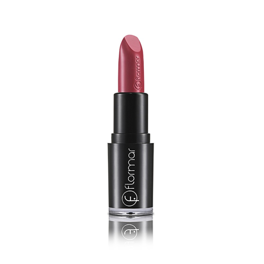 Flormar Long Wearing Lipstick - L08 Red Metallic