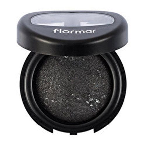 Flormar Diamonds Baked Eyeshadow - D02 Black Glitters