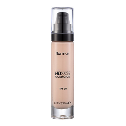 Flormar Invisible Cover HD Foundation - 10 Pink Porcelain