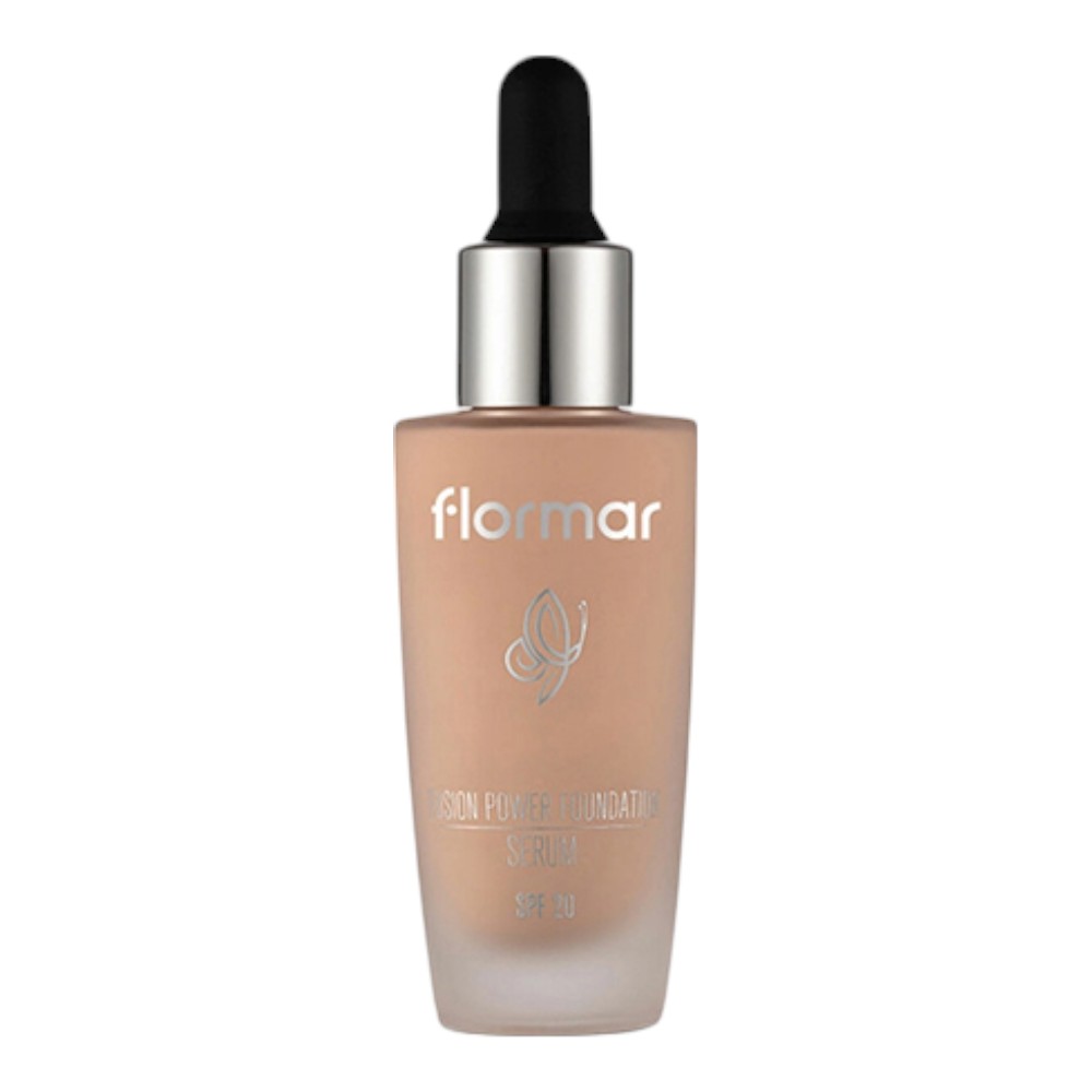 Flormar Fusion Power Foundation Serum - 10 Porcelain