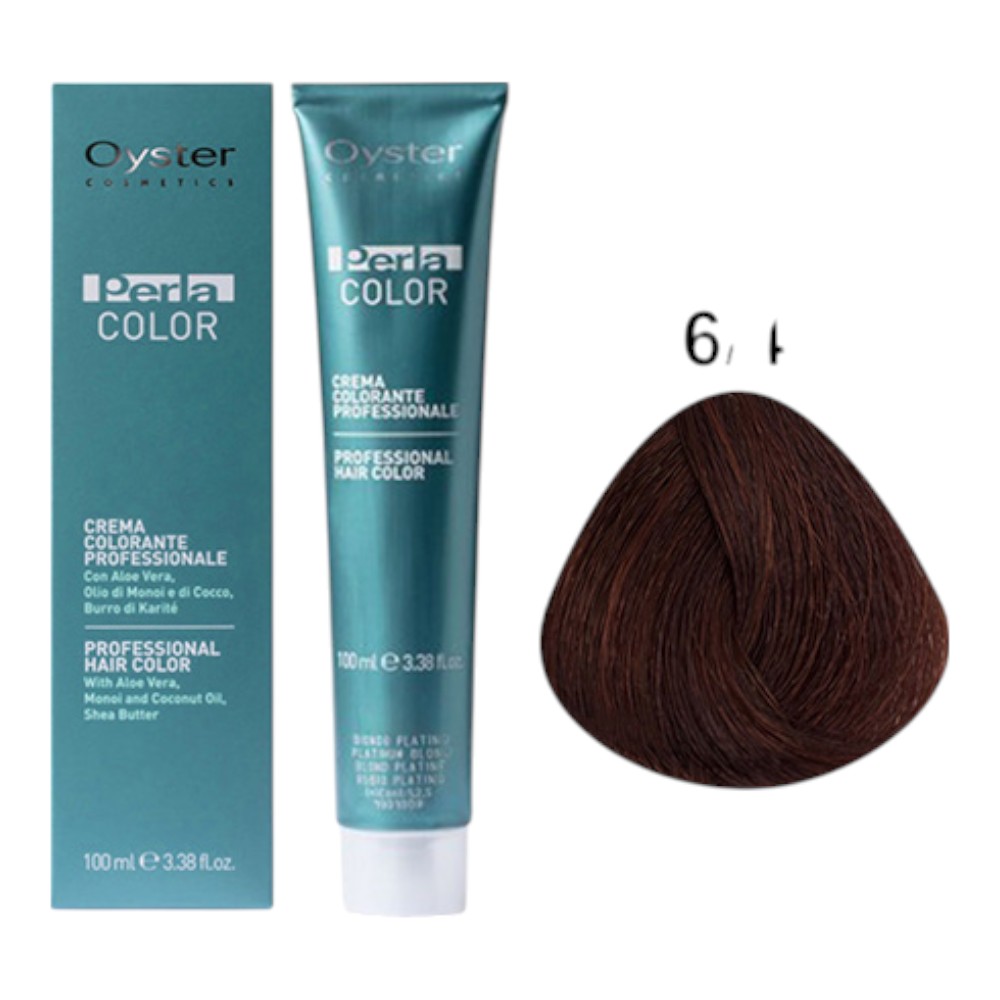 Oyster Perlacolor Hair Color Cream TS 100ml - 6/4