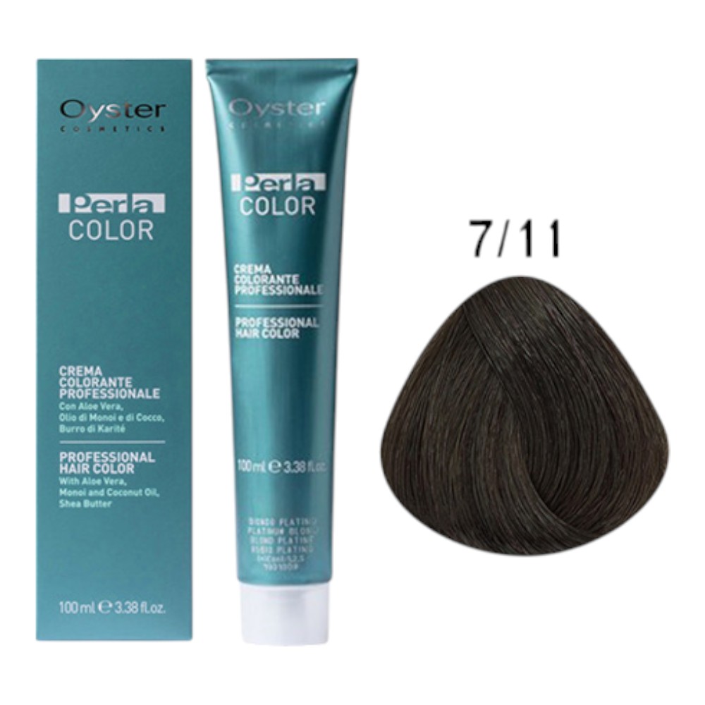 Oyster Perlacolor Hair Color Cream TS 100ml - 7/11