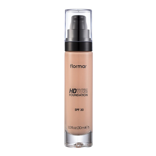 Flormar Invisible Cover HD Foundation - 30 Soft Porcelain