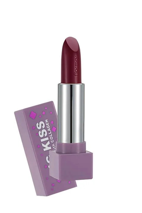 Flormar Big Kiss Collagen Lipstick - 06 Blooming Brgndy