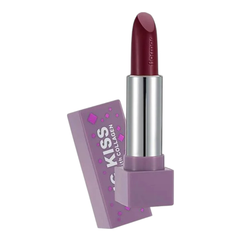 Flormar Big Kiss Collagen Lipstick - 06 Blooming Brgndy