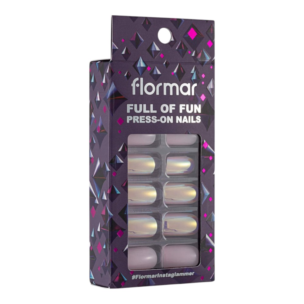 Flormar Full Of Fun Press-On Nails - 03 Hlgrphc P