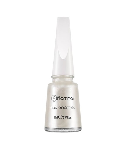 Flormar Nail Enamel - 201 Luxury White-Pearly