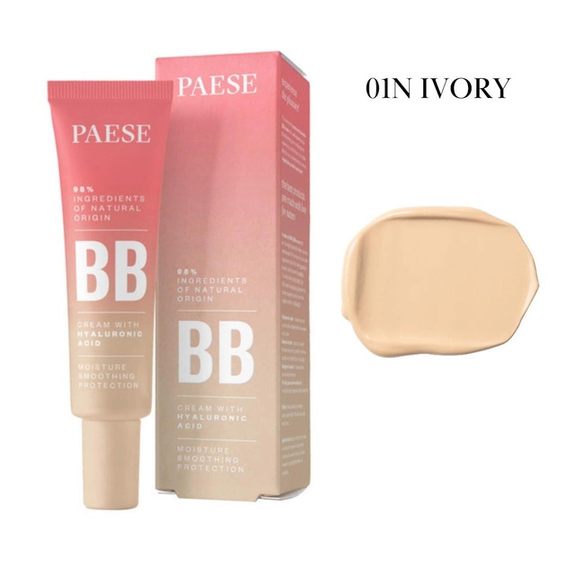 Paese BB Cream With Hyaluronic Acid 30 ml - 01 Ivory