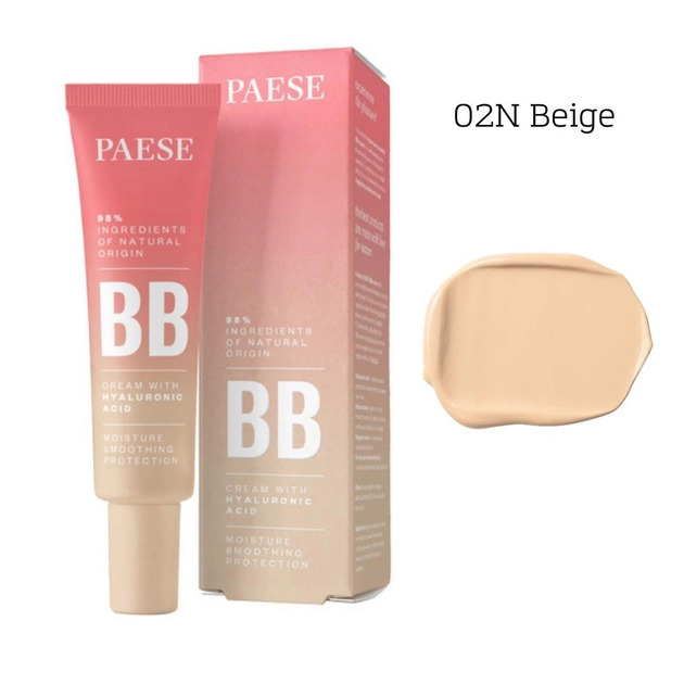 Paese BB Cream With Hyaluronic Acid 30 ml - 02 Beige