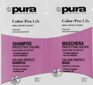 Pura Color Pro Life Colour Protect Shampoo + Mask, 15 ml + 15 ml