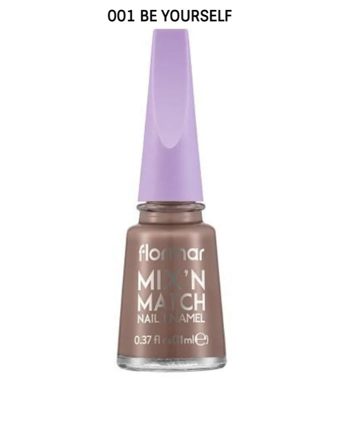 Flormar Mix'N Match Nail Enamel - 01 Be Yourself