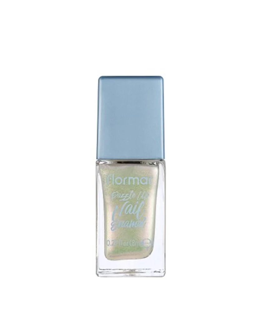 Flormar Dazzle Up Nail Enamel - 01 Snowy Ground