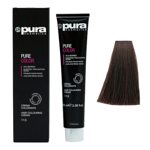 Pura Pure Color Hair Colouring Cream 100ml - 5/0