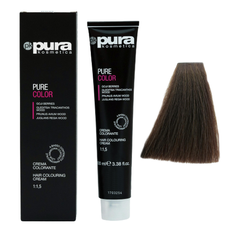 Pura Pure Color Hair Colouring Cream 100ml - 6/0